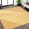 Jonathan Y Haze Solid Low-pile Area Rug In Yellow/amber