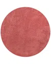 Jonathan Y Haze Solid Low-pile Red 4 Polypropylene Rug In Red