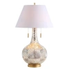 Jonathan Y 30.75in Highland Silver & Gold Table Lamp In Mercury Silver/gold