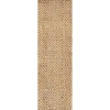 Jonathan Y Hira Hand Woven Diamond Chunky Jute Area Rug In Natural