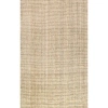 Jonathan Y Hiro Hand Woven Chunky Jute Area Rug In Ivory