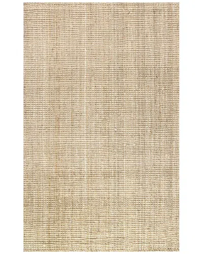 Jonathan Y Hiro Hand Woven Chunky Jute Ivory Jute Rug In White
