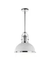 Jonathan Y Homer 13" 1-light Modern Industrial Iron Led Dome Pendant