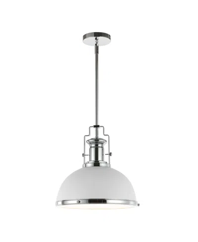 Jonathan Y Homer 13" 1-light Modern Industrial Iron Led Dome Pendant