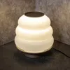 Jonathan Y Honey Pot 12" Minimalist Classic Plant-based Pla 3d Printed Dimmable Led Table Lamp, White/brown