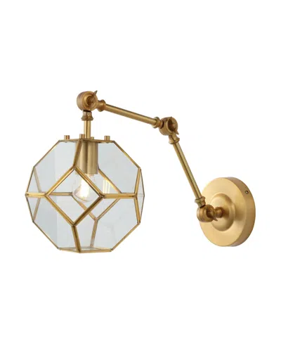 Jonathan Y Honeycomb 7.5" 1-light Modern Contemporary Arm-adjustable Iron, Glass Led Sconce