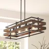 Jonathan Y Horizon 34" 4-light Rustic Farmhouse Iron Linear Led Pendant