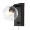 Jonathan Y Hugo 1-light Minimalist Modern Plug-in Or Hardwired Adjustable Iron Led Wall Sconce With  In Oil Rubbed Bronze