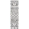 Jonathan Y Ifrane Berber Geometric Stripe Area Rug In Cream/gray