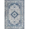 Jonathan Y Indhira Ornate Medallion Persian Area Rug In Blue/gray