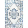 Jonathan Y Inigo Cottage Medallion Area Rug In Blue/gray