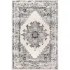 Jonathan Y Inigo Cottage Medallion Area Rug In Dark Gray/cream