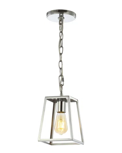 Jonathan Y Ira 6.25in Adjustable Drop Metal Led Pendant