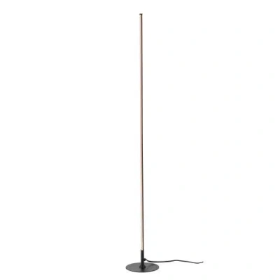 Jonathan Y Iris 59.5" Led Integrated Floor Lamp In Black