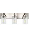 Jonathan Y Irving 3-light Led Vanity In Nickel