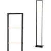 Jonathan Y Ivan 59.3" Minimalist Modern Iron Ladder Dimmable Integrated Led Floor Lamp, Black