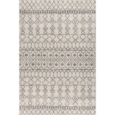 Jonathan Y Izil Moroccan Beni Souk Area Rug In Cream/gray