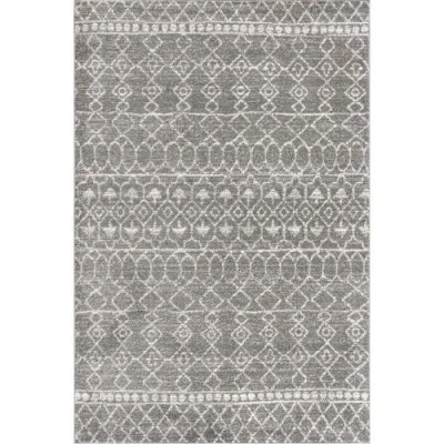Jonathan Y Izil Moroccan Beni Souk Area Rug In Gray/cream