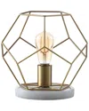 Jonathan Y James 10in Metal Marble Led Table Lamp