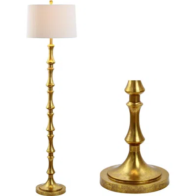 Jonathan Y Designs Jaxon 62.5in Metal Led Floor Lamp In Gold Painting