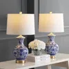 Jonathan Y Jennifer 25.25" Ceramic/metal Led Table Lamp (set Of 2)