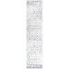 Jonathan Y Juba Moroccan Geometric Diamond Area Rug In Ivory/gray
