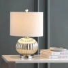 Jonathan Y Judith Mercury Glass Led Table Lamp In Mercury Silver
