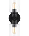 Jonathan Y Jules 2-light Led Vanity In Black