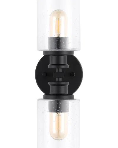 Jonathan Y Jules 2-light Led Vanity In Black