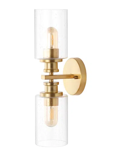 Jonathan Y Jules 2-light Led Vanity In Brass