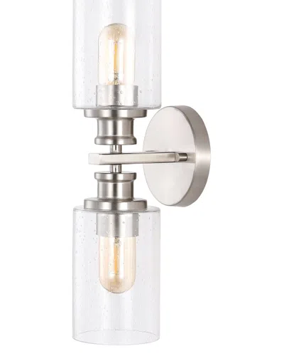 Jonathan Y Jules 2-light Led Vanity In Nickel