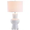 Jonathan Y Julia 28.5" Ceramic Led Table Lamp In White