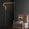 Jonathan Y Julian 65.25" Integrated Led Metal Floor Lamp