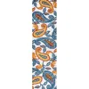 Jonathan Y Julien Paisley High-low Light Indoor/outdoor Area Rug In Orange/blue