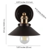 Jonathan Y July 1-light Metal Shade Sconce In Oil Rubbed Bronze