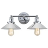 Jonathan Y July 2-light Metal Vanity Light In Chrome