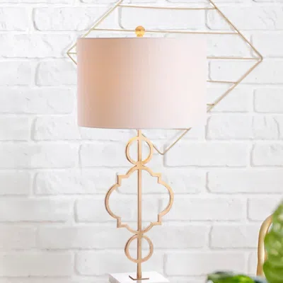 Jonathan Y July 31" Metal Led Table Lamp In Animal Print