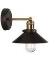 Jonathan Y July 7 88 1 Light Metal Shade Sconce In Metallic
