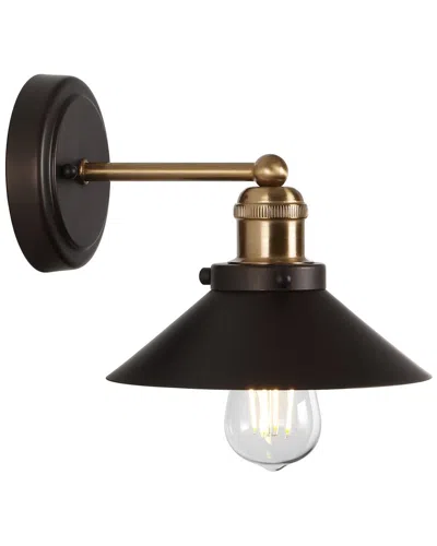 Jonathan Y July 7 88 1 Light Metal Shade Sconce In Metallic