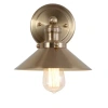 Jonathan Y July Metal Shade Sconce In Brass Gold