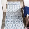Jonathan Y Kafel  Bohemian Indoor/outdoor Area Rug In Ivory/blue