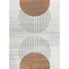 Jonathan Y Kallax Geometric Modern Low-pile Machine-washable Cream/terra 8 Ft. X 10 Ft. Area Rug