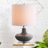 Jonathan Y Kamille 18" Glass And Lucite Led Table Lamp