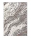 Jonathan Y Kassia Contemporary Glam Abstract Marble Area Rug In Brown