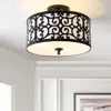 Jonathan Y Katherine 15" Metal Led Semi-flush Mount