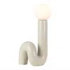 Jonathan Y Katya Scandinavian Minimalist Ceramic Spiral Tube Led Table Lamp
