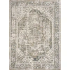 Jonathan Y Keesha Bold Distressed Medallion Low-pile Machine-washable Area Rug In Green/cream