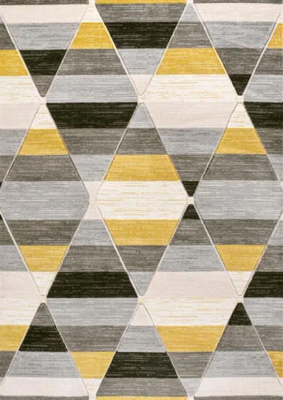 Jonathan Y Kehoe Retro Diamonds Geometric Area Rug In Multi