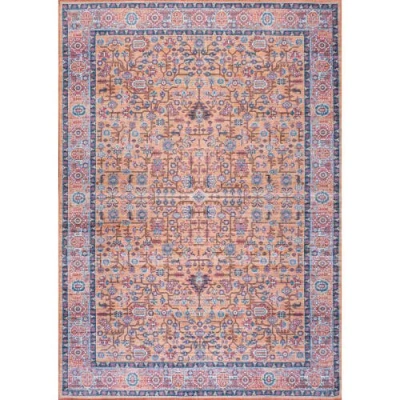 Jonathan Y Kemer All-over Persian Machine-washable Area Rug In Multi