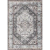 Jonathan Y Kesan Vintage Medallion Area Rug In Charcoal Gray/ivory